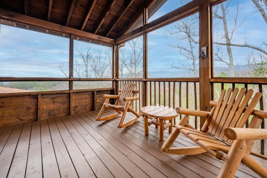Over The Mountain - Smoky Mountain View Cabin Sevierville Exteriör bild