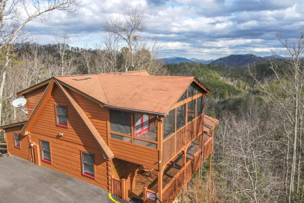Over The Mountain - Smoky Mountain View Cabin Sevierville Exteriör bild